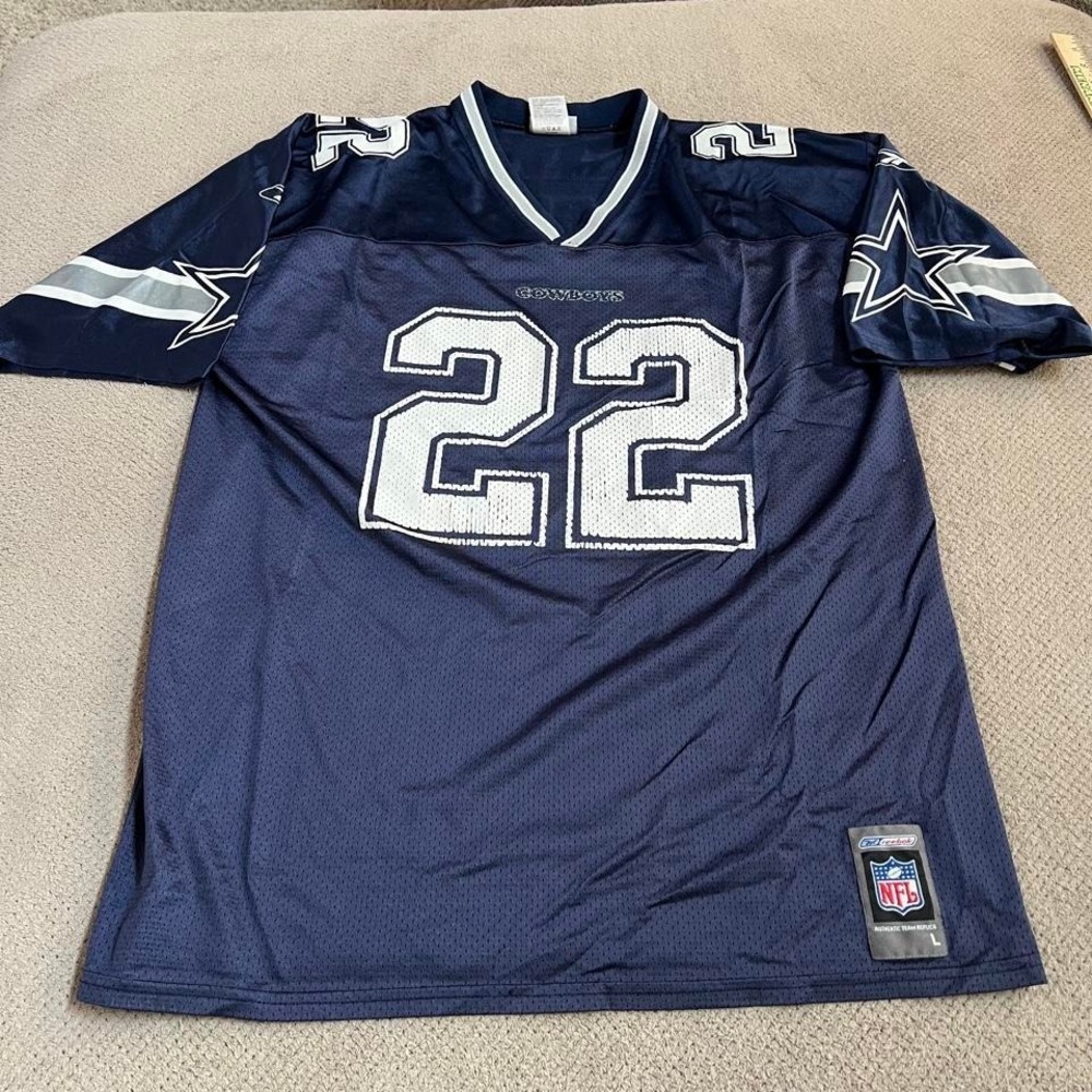 Vintage 2000s Dallas cowboys Emmitt smith jersey large - Picture 2 of 5